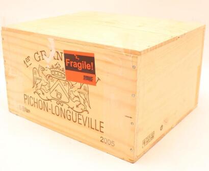 (6) 2005 Chateau Pichon-Longueville au Baron de Pichon-Longueville, Pauillac (OWC) [JR17]