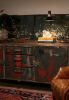 Industrial Painted Wooden and Metal Cabinet - 2