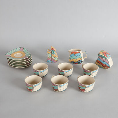 Dorothy Hafner for Rosenthal Flash Dinnerware Tea Set