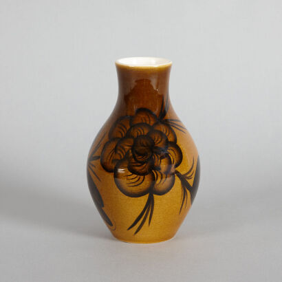 Crown Lynn Hand Crafted Vase by Daniel Steenstra