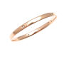 9ct Rose Gold and Diamond Bangle