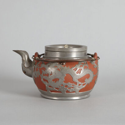 A Chinese Red Clay Teapot