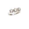 A Platinum Estate Diamond Three Stone Ring
