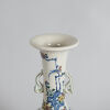 A Chinese Underglaze-blue and Famille Verte 'Floral and Bird' Vase with two handles - 3