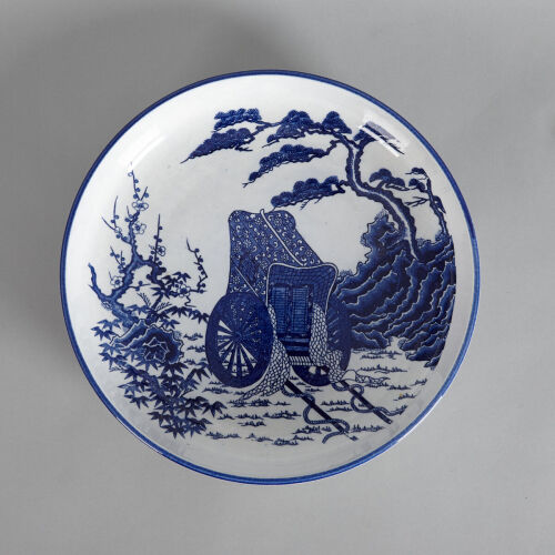 A Japanese Blue and White Dish