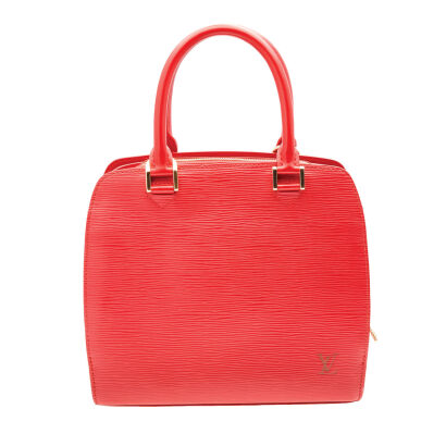 Louis Vuitton Pont Nuef Red Ebi Handbag