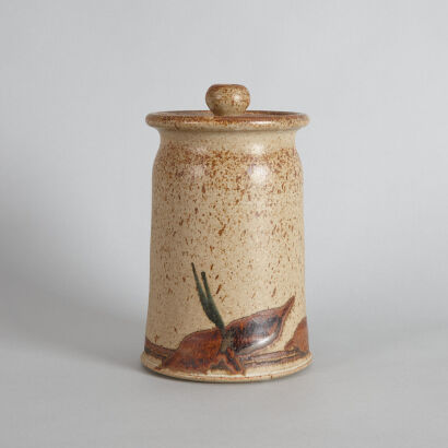 A David Atkinson Lidded Jar