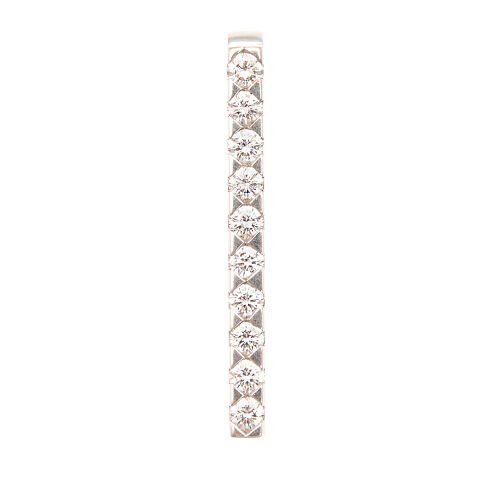 18ct Diamond Set Bar Pendant