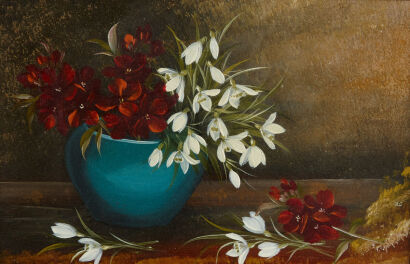 A 20th Century Still Life with Flowers