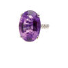 18ct White Gold 15.93ct Amethyst and Diamond Cocktail Ring