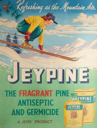 A Vintage Jeypine Advertising Poster