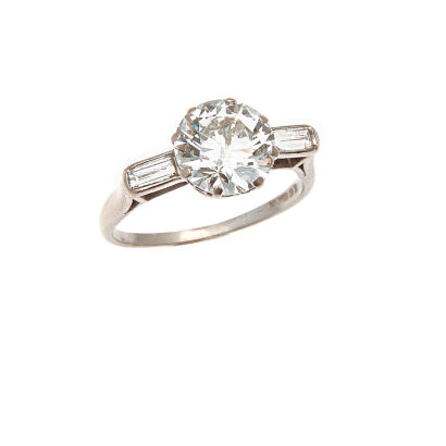 3.07ct Round Diamond Ring