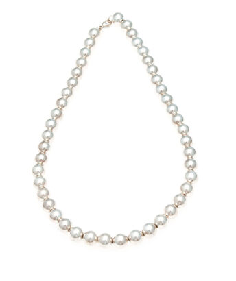 A Sterling Silver Tiffany & Co Beads Necklace