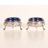 A Pair of Sterling Silver Salt Cellars C. 1780