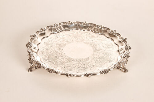 A Sterling Silver Salver
