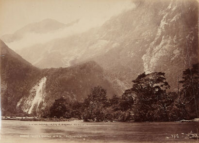 FRANK ARNOLD COXHEAD Lady Bowen Falls & Darran Mountains, Milford Sound