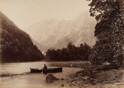 FRANK ARNOLD COXHEAD On the Arthur River, Milford Sound