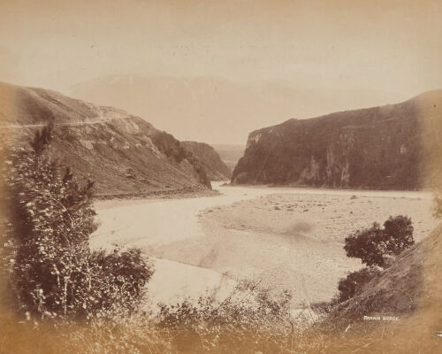 PHOTOGRAPHER UNKNOWN Rakaia Gorge