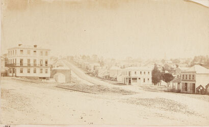 PHOTOGRAPHER UNKNOWN Army and Navy Hotel, Auckland, 1866