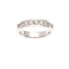 A Platinum and Diamond Band Ring