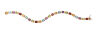 A 14ct Yellow Gold Multi-Coloured Gemstone Bracelet - 2