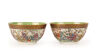 A Pair of Rare and Important Daoguang Mark and Period Canton Porcelain Bowls