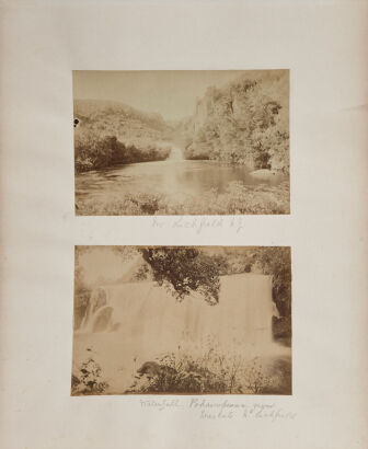 PHOTOGRAPHER UNKNOWN Lichfield, Waterfall; Pokaiwhenua river Waikato, Lichfield