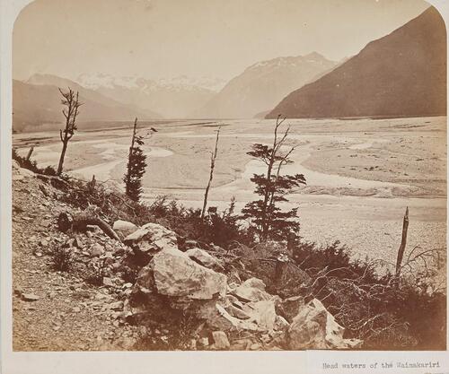 PHOTOGRAPHER UNKNOWN Head waters of the Waimakariri