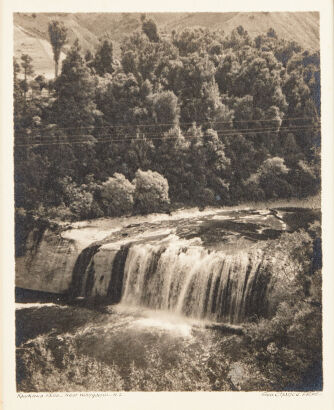 GEORGE CHANCE Raukawa Falls- Near Wanganui- N. Z