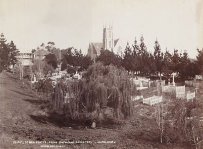 BURTON BROS St. Benedicts - From Catholic Cemetery - Auckland.