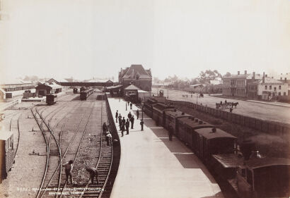 BURTON BROS Railway Station - Christchurch