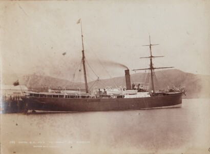 BURTON BROS Union S. S Co.'s "Te Anau" At Dunedin