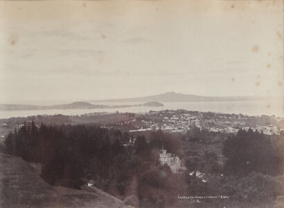 JOSIAH MARTIN Auckland Harbour from Mt Eden