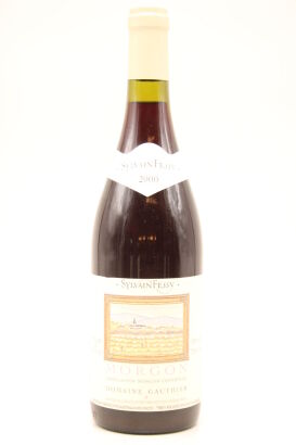 (1) 2000 Domaine Gauthier Morgon Sylvain Fessy, Beaujolais