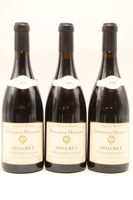 (3) 1999 Domaine de Mourchon Cotes du Rhone Villages Seguret Grande Reserve, France