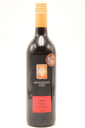 (1) 2002 Mahurangi River Estate Malbec Cabernet Sauvignon Merlot, Matakana