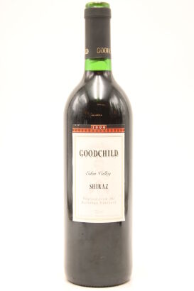 (1) 1999 Goodchild Shiraz, Eden Valley (CC)