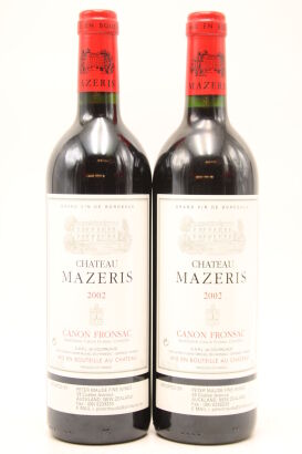 (2) 2002 Chateau Mazeris, Canon-Fronsac