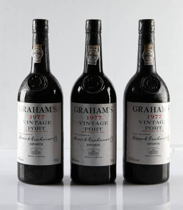 (3) 1977 Grahams Vintage Port