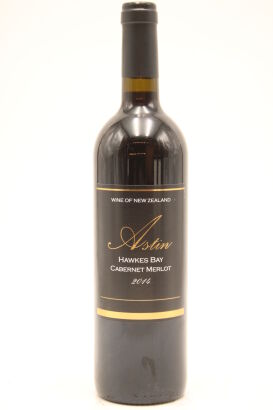 (1) 2014 Astin Vineyard Cabernet Merlot, Hawkes Bay