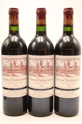 (3) 1995 Chateau Cos d'Estournel, Saint-Estephe [JR17] [RP95]