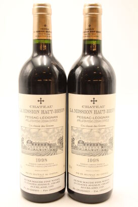 (2) 1998 Chateau La Mission Haut-Brion, Pessac-Leognan [JR17.5] [RP97]