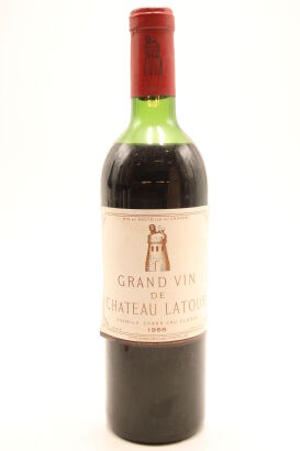 (1) 1966 Chateau Latour, Pauillac [RP96] (US)