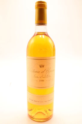 (1) 1986 Chateau d'Yquem, Sauternes [JR17.5]