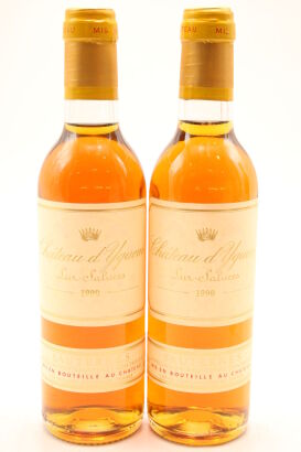 (2) 1990 Chateau d'Yquem, Sauternes, 375ml [JR18] [RP98][WS98]