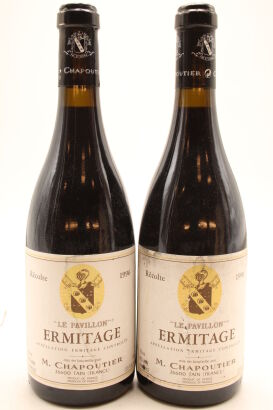 (2) 1996 M. Chapoutier Ermitage Le Pavillon, Rhone [JR17.5] [RP97]