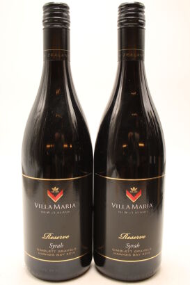 (2) 2014 Villa Maria Reserve Syrah, Gimblett Gravels
