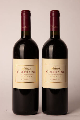 (2) 2001 Te Mata Coleraine , Hawkes Bay