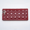 Christian Dior Patent Cannage Wallet on Chain