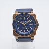 Bell & Ross BR03-92 Bronze Diver Blue Wristwatch